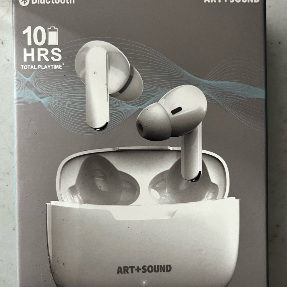 ART+SOUND Wireless Earbuds - White